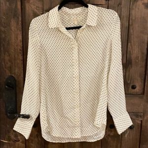 Alexa Chung for Madewell polka dot blouse.